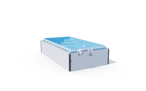 Serie Benefit G2 QBIG Skimmerbecken Ecktreppe GSA