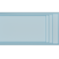 Tortola800 top niebieski